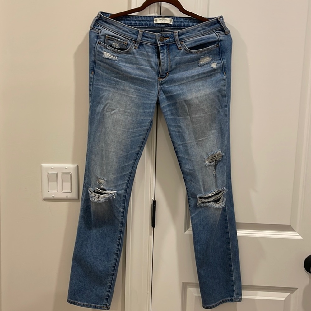 Super soft ripped jeans.